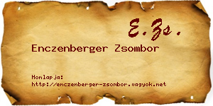 Enczenberger Zsombor névjegykártya